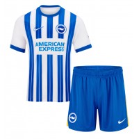 Echipament fotbal Brighton Evan Ferguson #28 Tricou Acasa 2024-25 pentru copii maneca scurta (+ Pantaloni scurti)